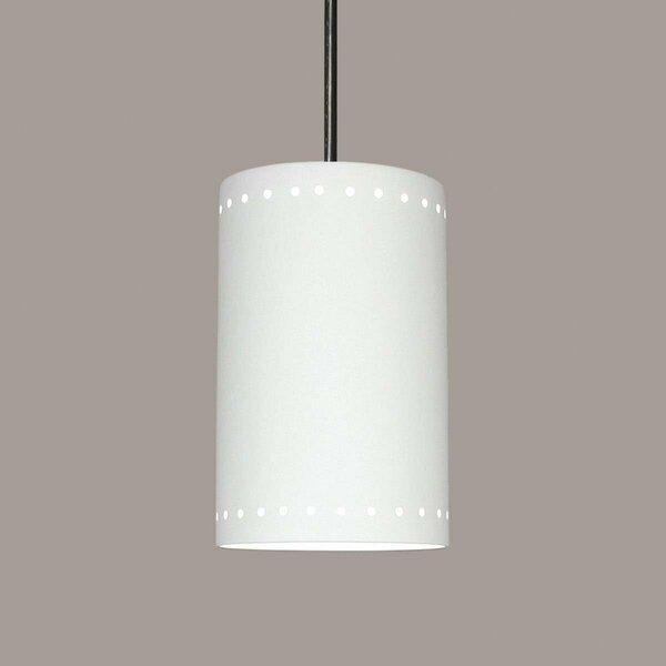 A19 Lighting Delos Pendant, Bisque P205-BCC-1LEDE26